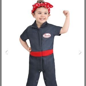 Toddler Rosie the Riveter Costume